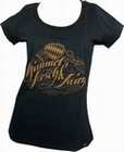 3 x GIRL SHIRT - LOGO - SCHWARZ