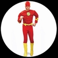 1 x THE FLASH - ROTER BLITZ KOST�M