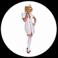 SEXY KRANKENSCHWESTER KOST�M - WEISS