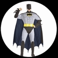 2 x BATMAN RETRO KOST�M DELUXE - 60ER JAHRE - ANIMATED SERIES