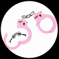 2 x ROSA HANDSCHELLEN - PINK