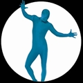 3 x K�RPERANZUG - BODYSUIT - BLAU
