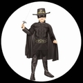 3 x ZORRO KINDER KOST�M DELUXE