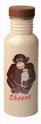 4 x TRINKFLASCHE - CHEERS MONKEY