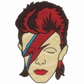 Bowie, David - Aladdin Sane Face Shot - Big Patch
