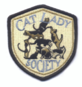 1 x CAT LADY SOCIETY PATCH