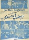 Der Mann der Sherlock Holmes war  -  Poster  -  Filmplakat
