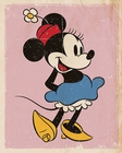 1 x MINNIE MOUSE POSTER RETRO PINK