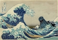 Godzilla vs. The Great Wave Poster