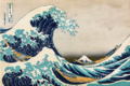 2 x GREAT WAVE OFF KANAGAWA POSTER KATSUSHIKA HOKUSAI