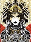 Shepard Fairey Kunstdruck Peace Goddess