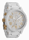 THE 51-30 CHRONO - ALL WHITE / GOLD - NIXON UHR