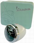 VESPA UHR IM SCHEINWERFERGEH�USE KLEIN - WEISS