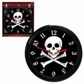 10 x PIRATEN WAND UHR