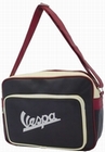3 x VESPA SCHULTERTASCHE - SCHWARZ-ROT