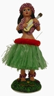 1 x HULA DOLL - HULA GIRL MIT GITARRE - GR�N