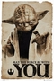  x STAR WARS POSTER YODA MAY THE FORCE BE WITH YOU