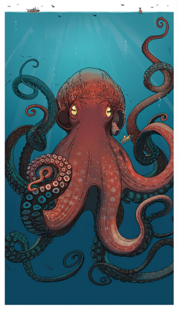 NYT Reef Octopus - von Jared Muralt