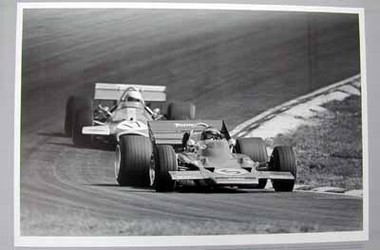 British GP 1970, Rindt und Brabham. Poster