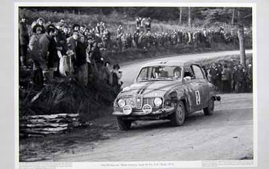 Stig Blomqvist / Hans Sylvan, RAC Rally 1974 Poster