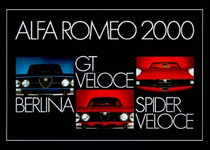 Alfa Romeo 2000 Poster