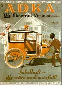 Adka Werbung um 1920 Poster