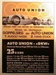 AUDI Auto Union GP von Belgien 1937. Poster