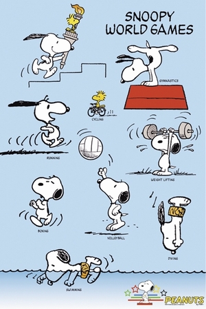 Peanuts Snoopy World Games - Poster
