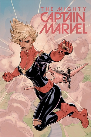 Captain Marvel Poster Flight