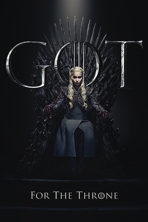 Game of Thrones Poster Daenerys For The Throne