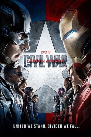 Captain America Civil War Poster United we stand