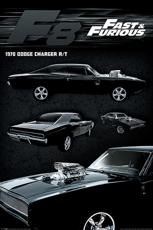 Fast & Furious 8 Poster - Dodge Charger