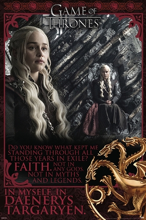 Game of Thrones Poster Faith in Myself
