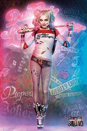 Suicide Squad Poster Stehend Harley Quinn