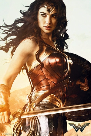 Wonder Woman Poster Sword