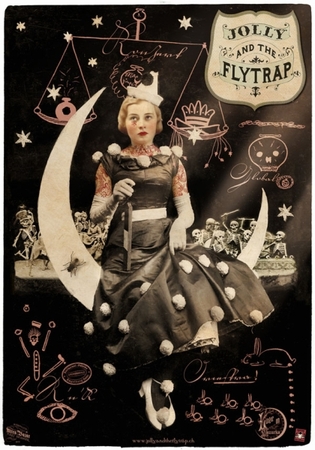 Plakat Jolly & the Flytrap - Tourplakat 2013 - Moongirl