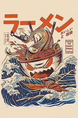 Ilustrata Poster Great Ramen