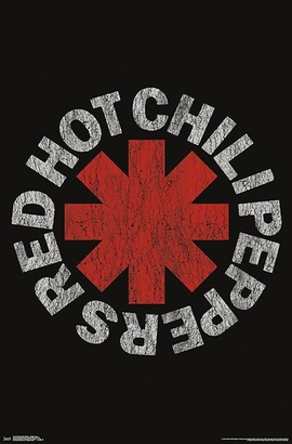 Red Hot Chili Peppers Poster Vintage Logo