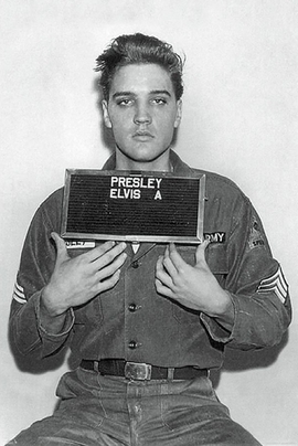 Elvis Presley Poster Mugshot Polizeifoto