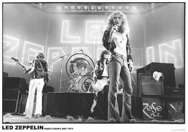 Led Zeppelin Poster Earls Court, Mai 1975