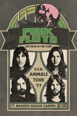Pink Floyd Poster Animals Tour