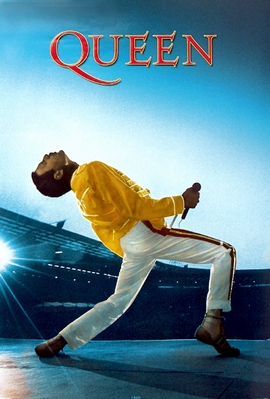 Queen live at Wembley Poster
