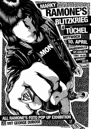 Marky Ramones Blitzkrieg Poster