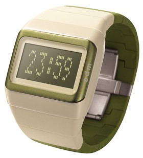Link Uhr gr�n - beige