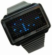 TOKYOFLASH UHR - EQUALIZER HIGH FREQUENCY  BLACK & BLUE LIGHTS
