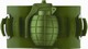Grenade Air Mail Leather - Green - Black