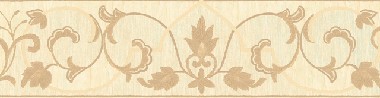 Tapete - Hermitage VI - Florale Bord�re Beige