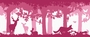 KEY TO FAIRYLAND - BORD�RE MAGIC FOREST PINK