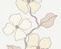 ESPRIT TAPETE - CITY GLAM - BLUMENMUSTER - BEIGE