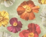 TAPETE - FARO - BLUMEN GR�N